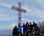 Monte Suchello (1541 m) da Aviatico (1080 m) il 13 aprile 2015